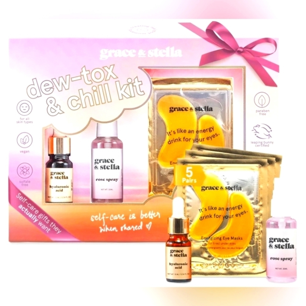 grace & stella Dew-Tox & Chill Skin Care Set